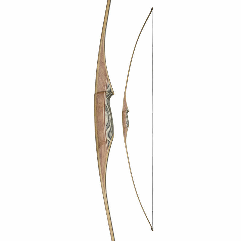 Longbow Osprey Black 68"- White Feather