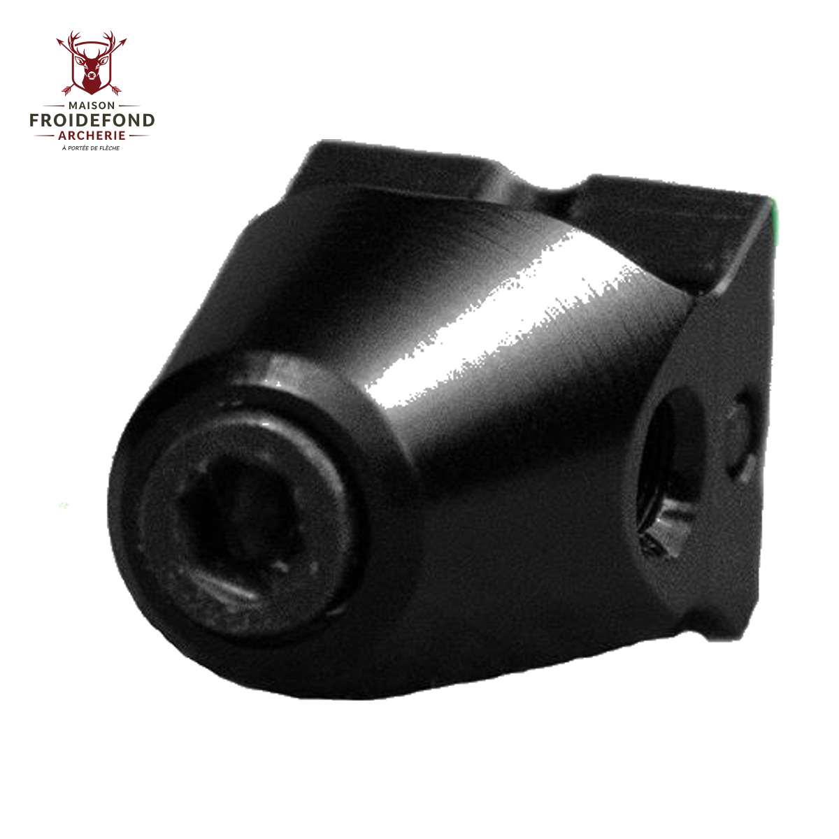 Bloc de montage Recurve - #8-32 Thread Black