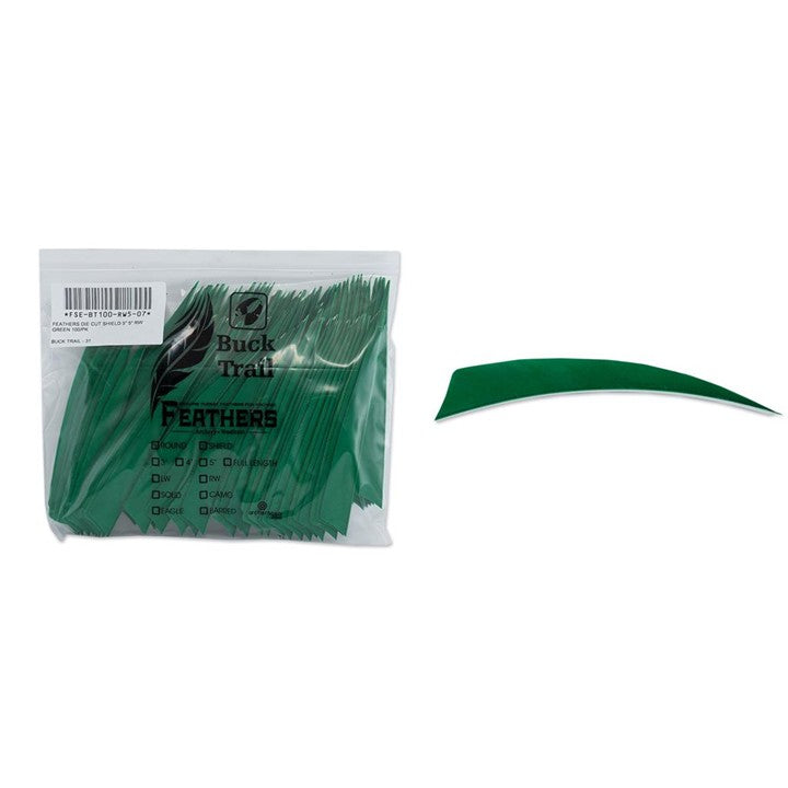Plume Naturelle Shield 5"- Buck Trail