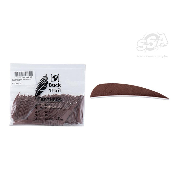 Plume Naturelle Parabolique 3" - Buck Trail