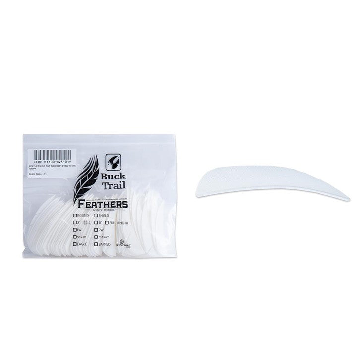 Plume Naturelle Parabolique 3" - Buck Trail