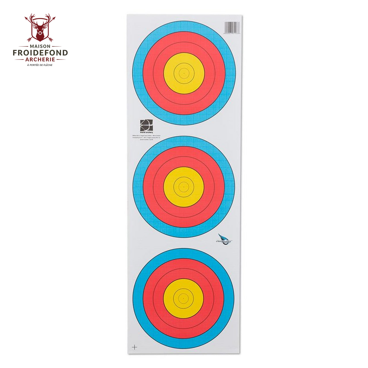 Blason trispot FITA 60cm - Avalon