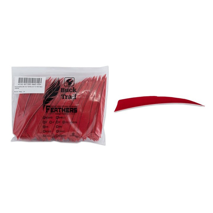 Plume Naturelle Shield 5"- Buck Trail