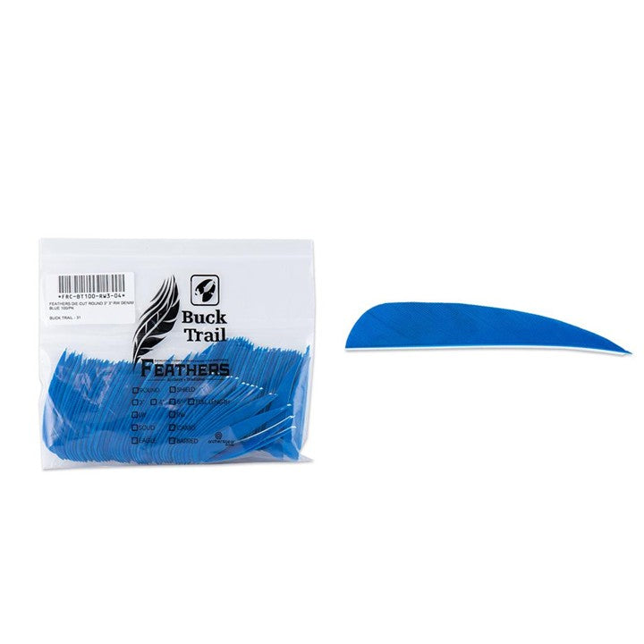 Plume Naturelle Parabolique 3" - Buck Trail