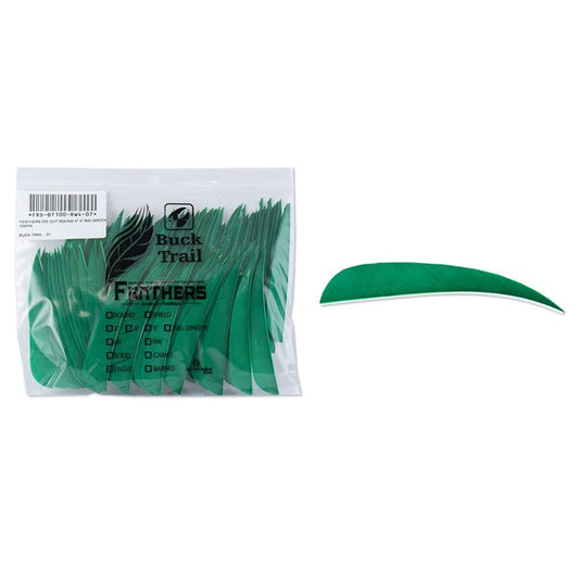 Plume naturelle Parabolique 4" - Buck Trail