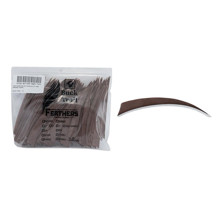 Plume Naturelle Shield 5"- Buck Trail