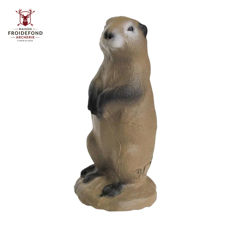 Pack Famille Vison Rat Musqué Chien de Prairie Cible 3D - 3Di