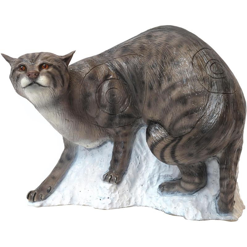 Chat sauvage en marche Cible 3D - SRT