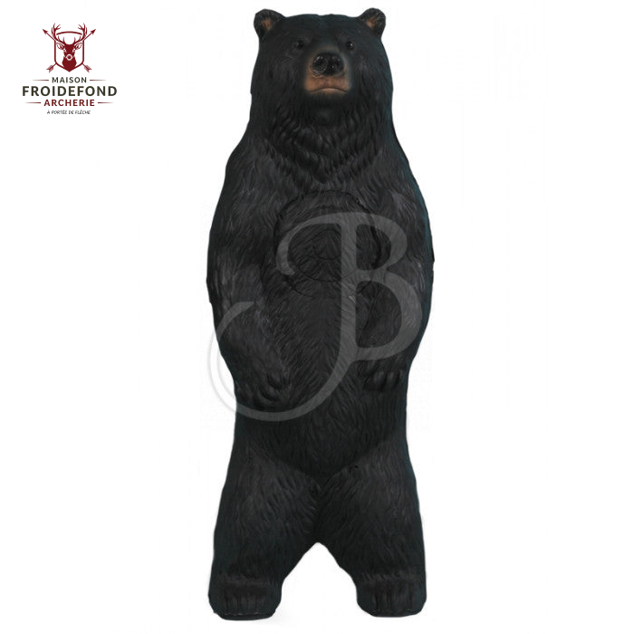 Petit Ours Noir Debout cible 3D - Rinehart