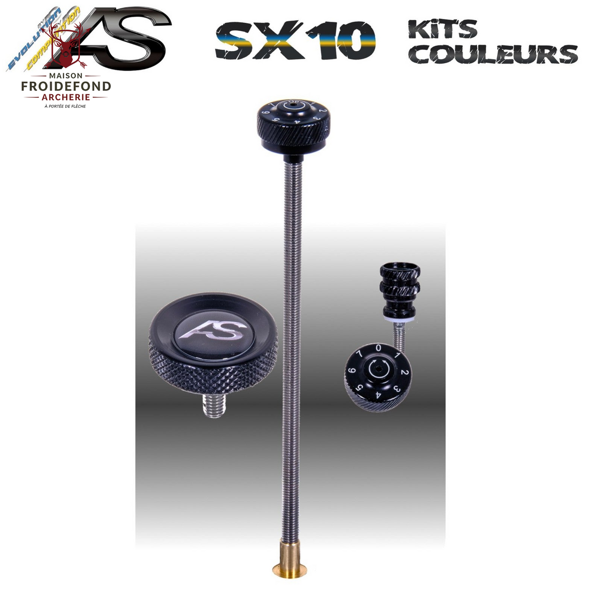 Kit couleur Viseur SX10 Recurve - Arc Systeme