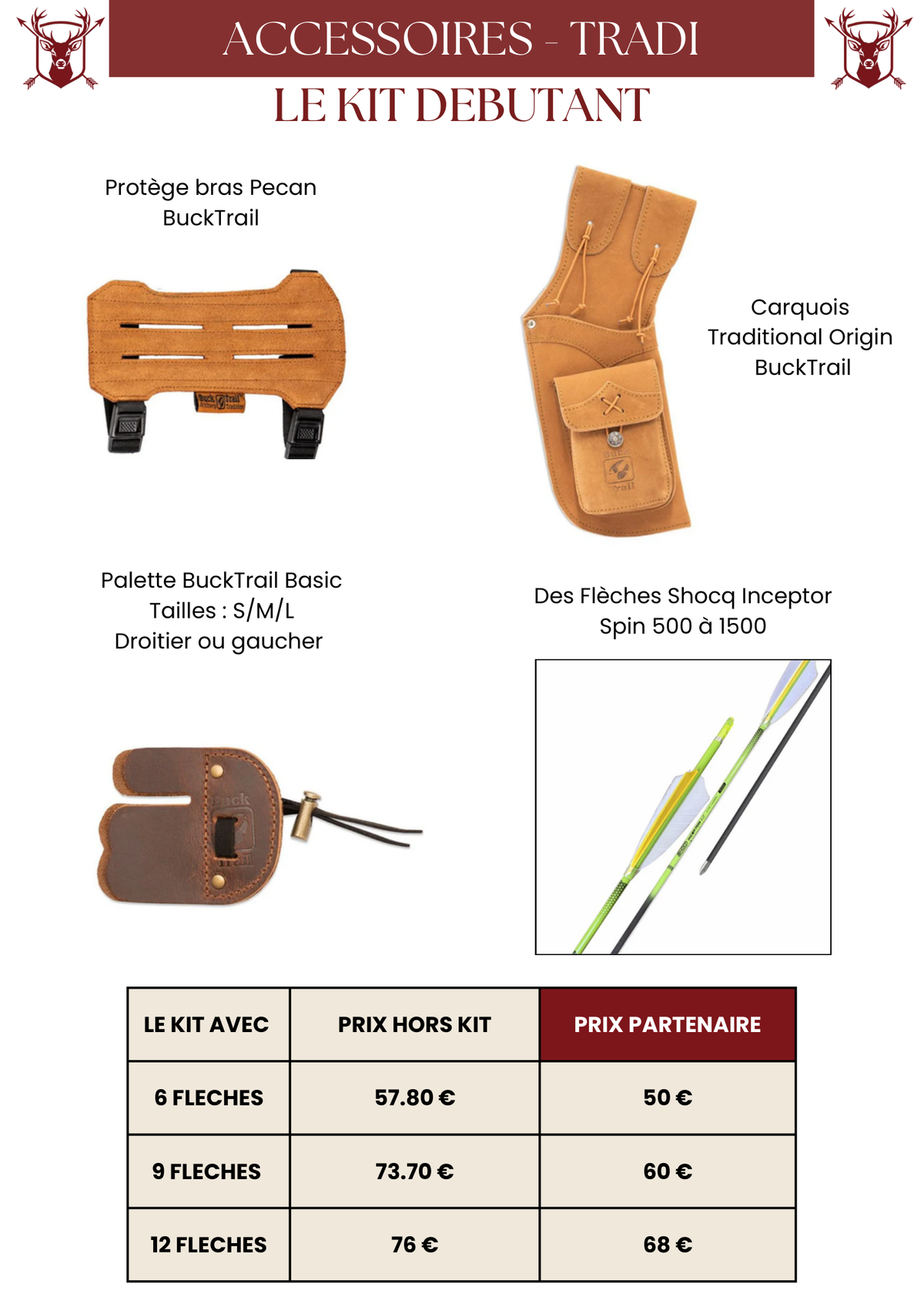 Kit Accessoires Tradi Débutant - MFA