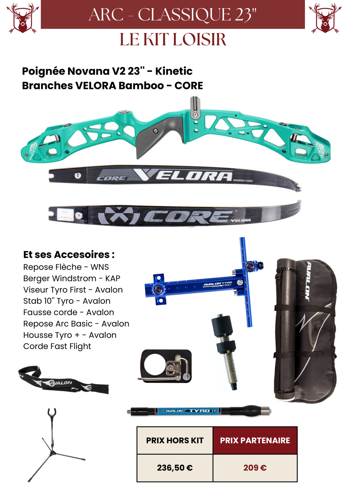 Kit Classique 23'' Loisir - MFA