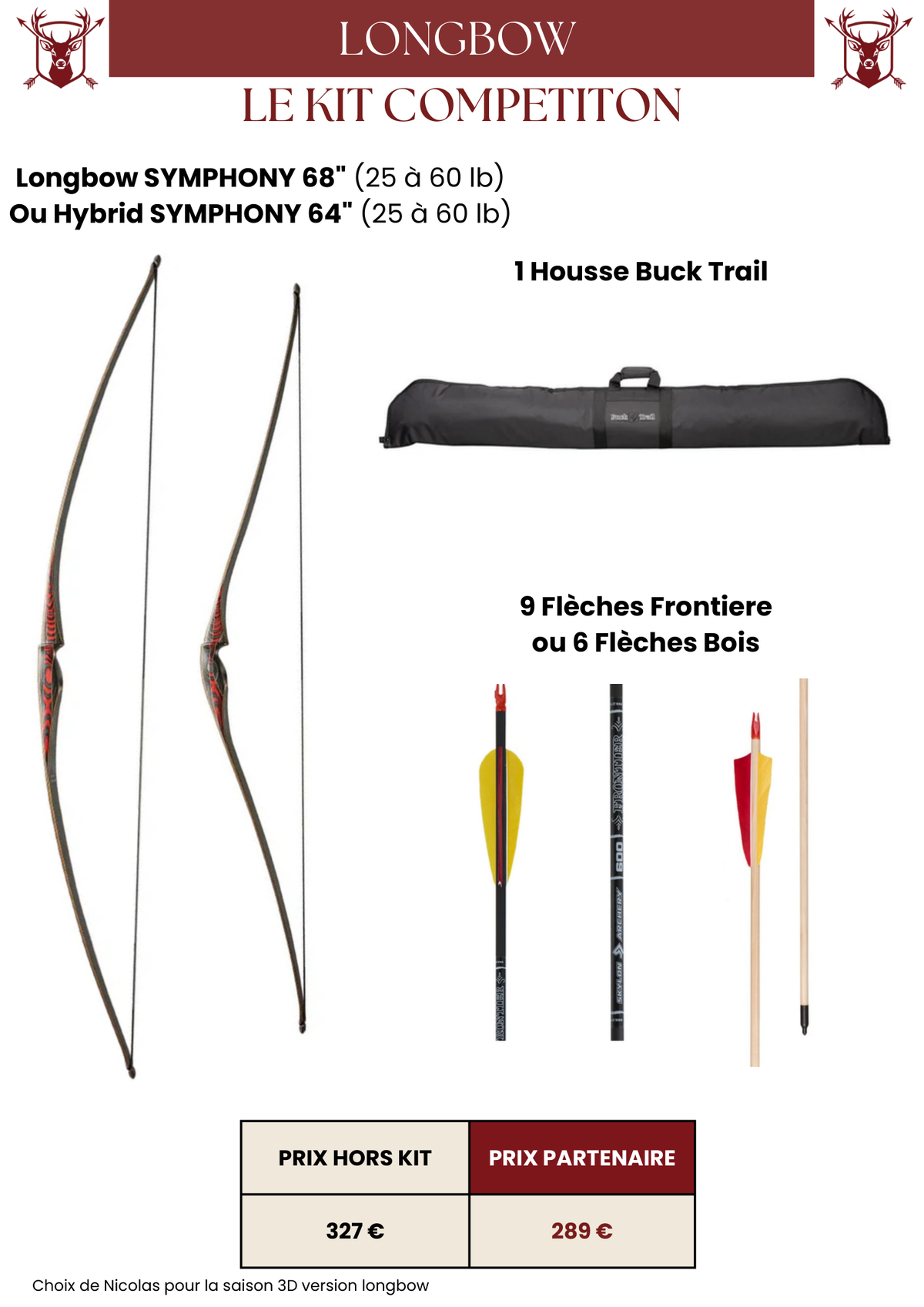 Kit Longbow Compétition - MFA