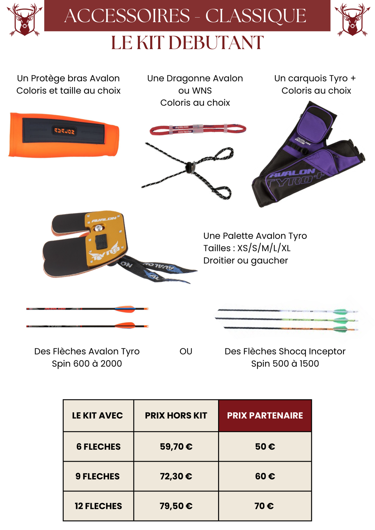Kit Accessoires Classique Débutant - MFA