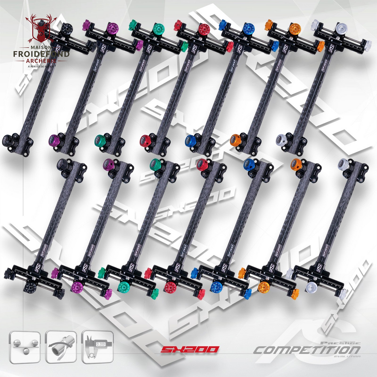 Viseur SX200 Short 9" - Arc Systeme