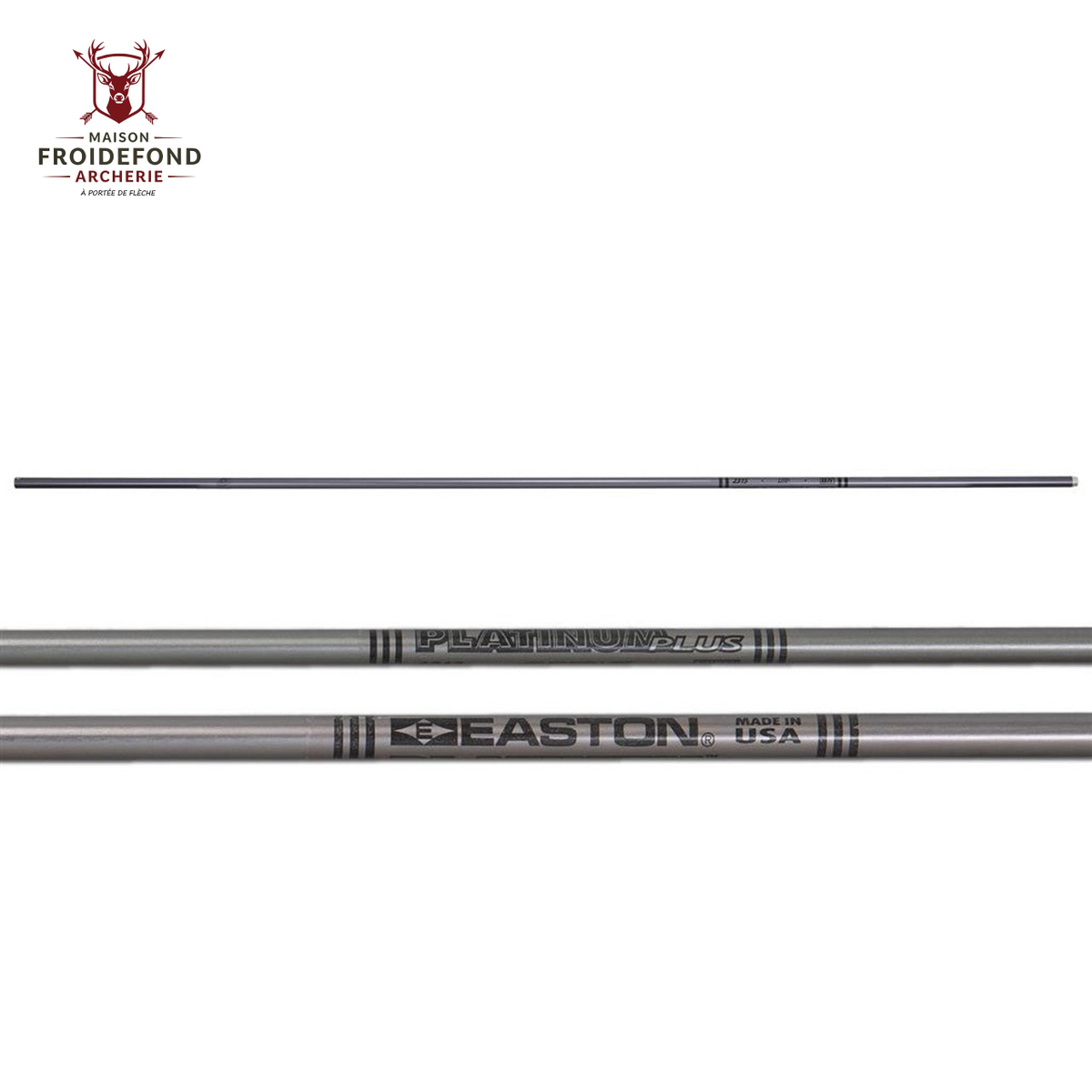 Tube Alu Platinum Plus par 12 - Easton