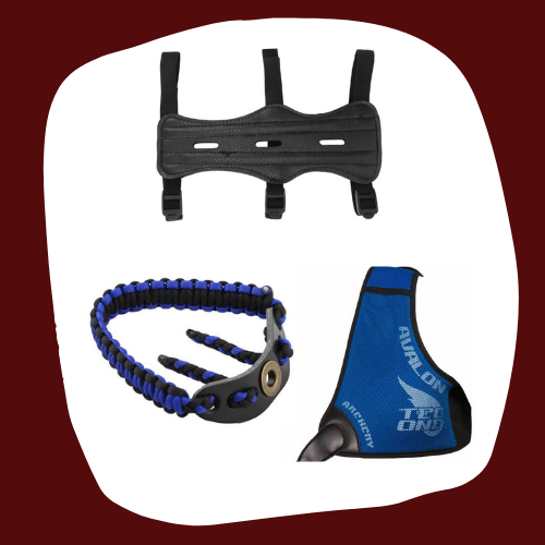 Protège bras, Plastron et Dragonne