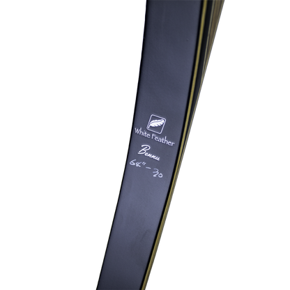Longbow Bennu 64"- White Feather