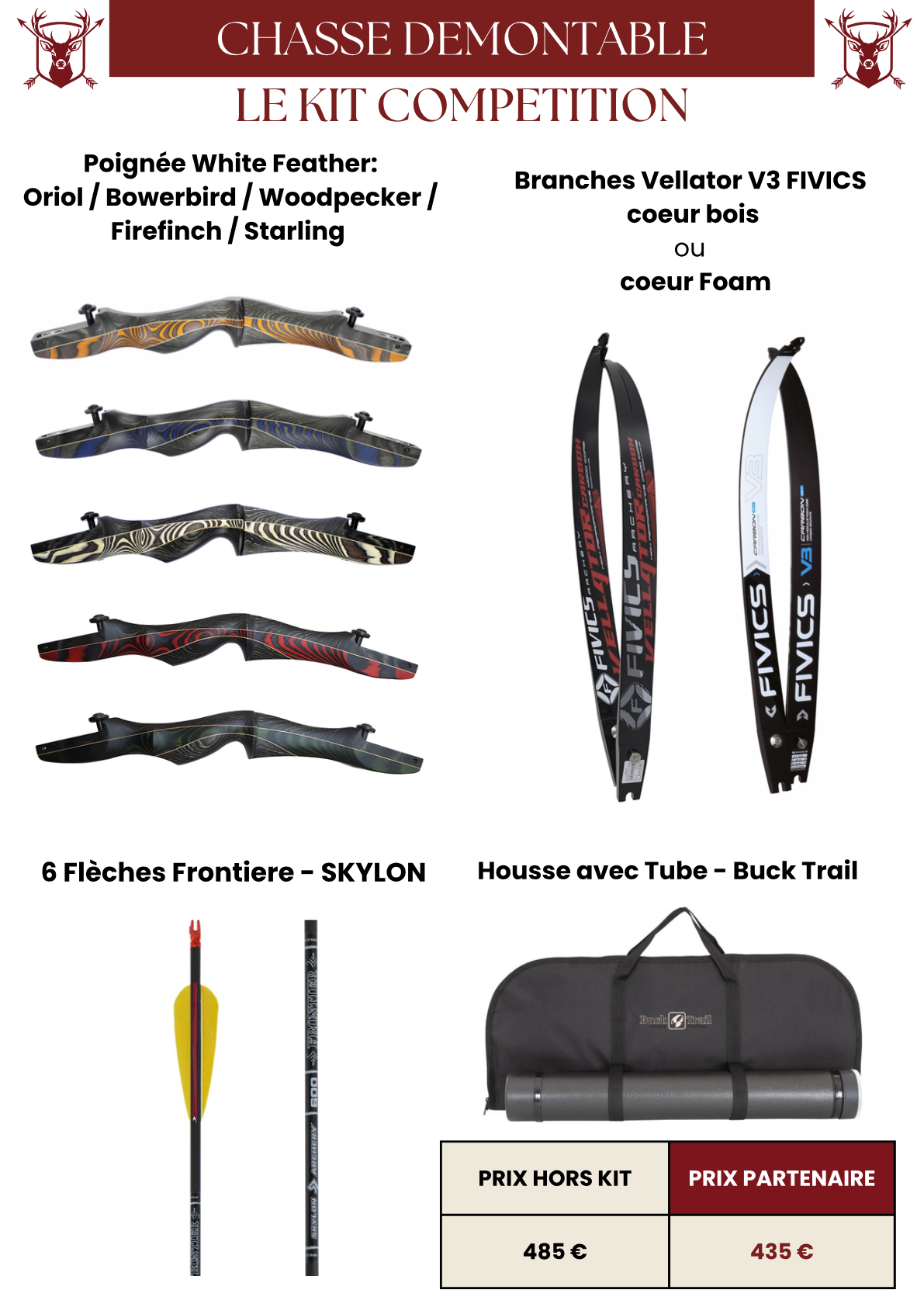 Kit Compétition - Chasse Démontable