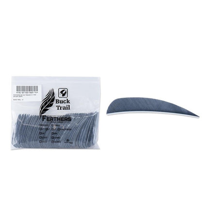 Plume Naturelle Parabolique Uni 3"