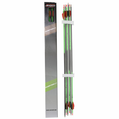 Flèche Inceptor 4.2 plumes plastiques - Shocq