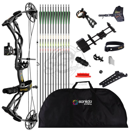 Kit Pro arc à poulie Dragon X9 10-70Lbs - Sanlida