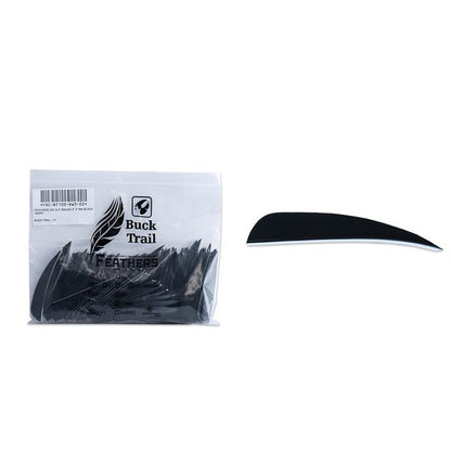 Plume Naturelle Parabolique Uni 3"