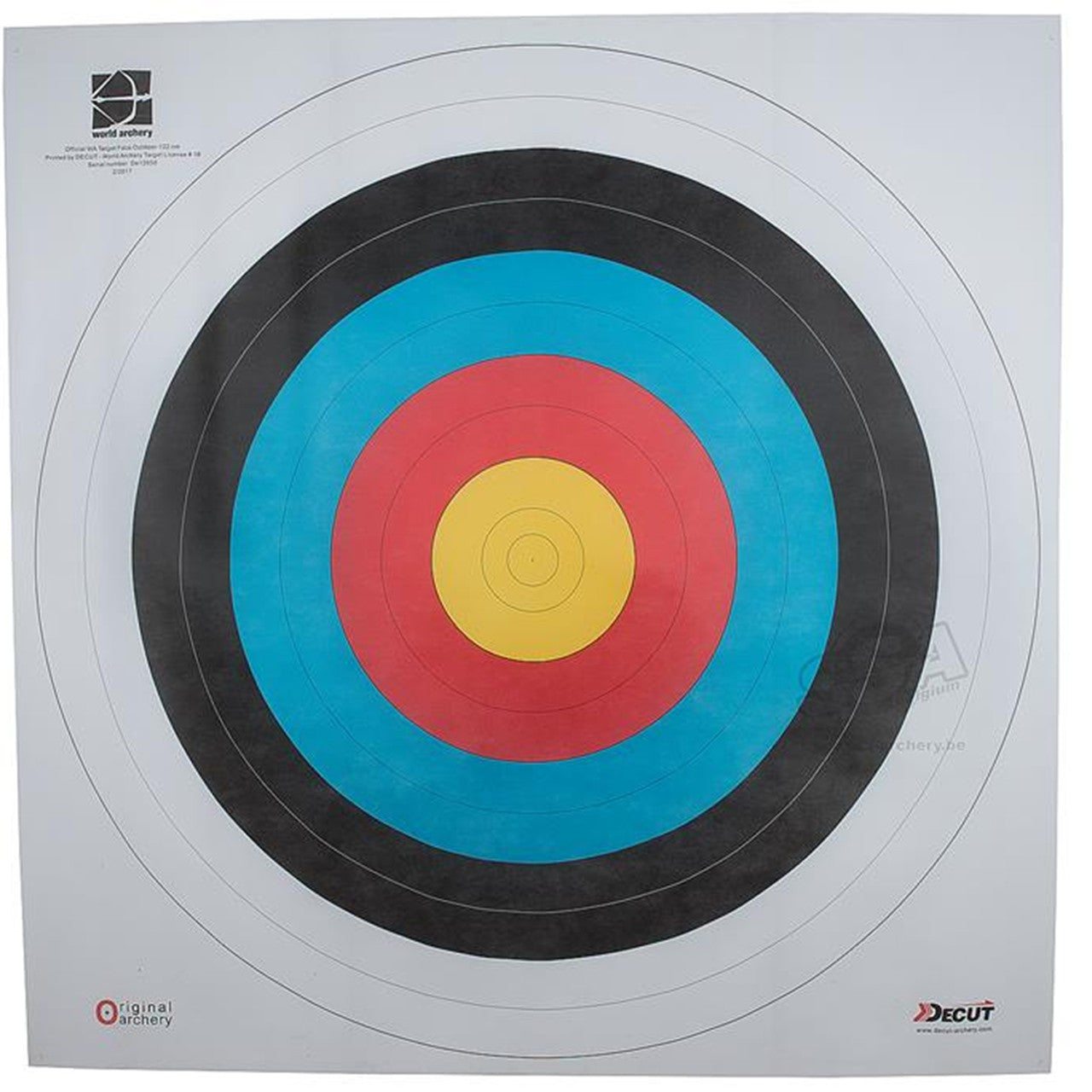 Blason FITA 122cm polyester - Decut