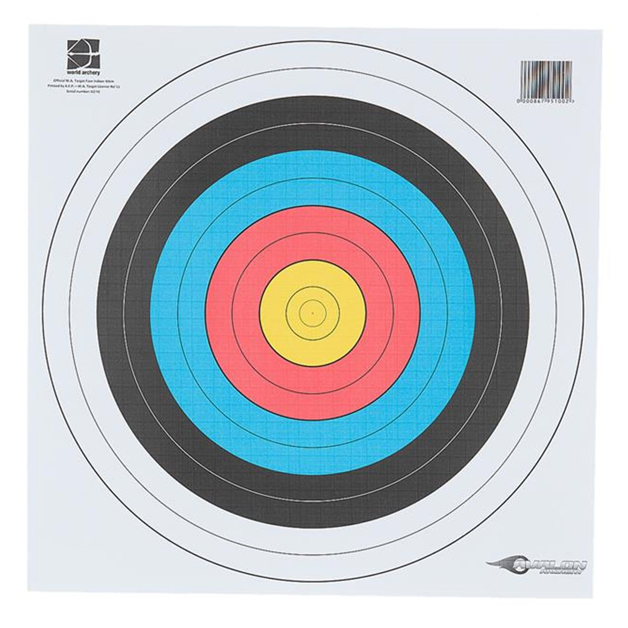 Blason FITA 40cm - Avalon