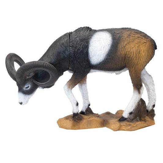 Mouflon pâturant Cible 3D - SRT