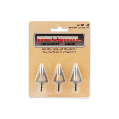 Pointes de chasse à lame fixe Blackrazor lot de 3- Maximal