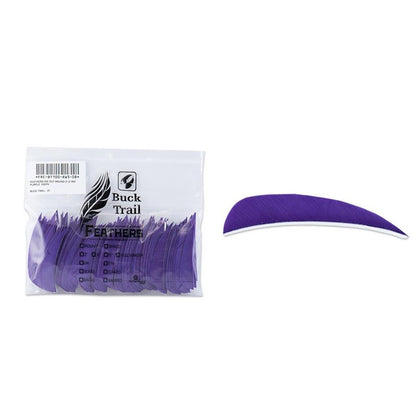 Plume Naturelle Parabolique Uni 3"