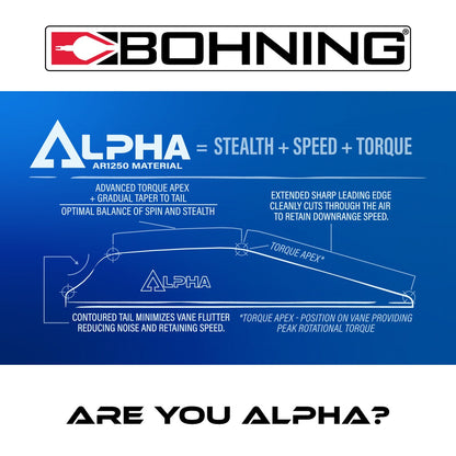 Vanes Alpha 2.8" - Bohning