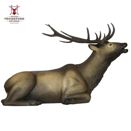 Wapiti couché Cible 3D - SRT
