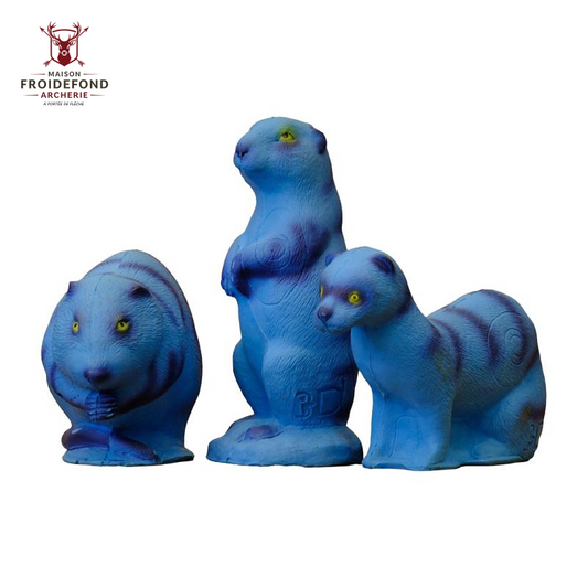 Pack Famille Pandora Vison Rat Musqué Chien de Prairie Cible 3D - 3Di