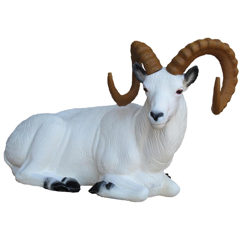 Mouflon de Dall couché Cible 3D - SRT