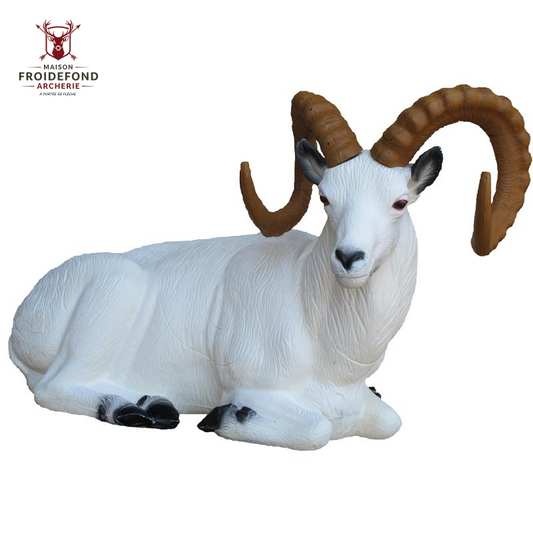 Mouflon de Dall couché Cible 3D - SRT