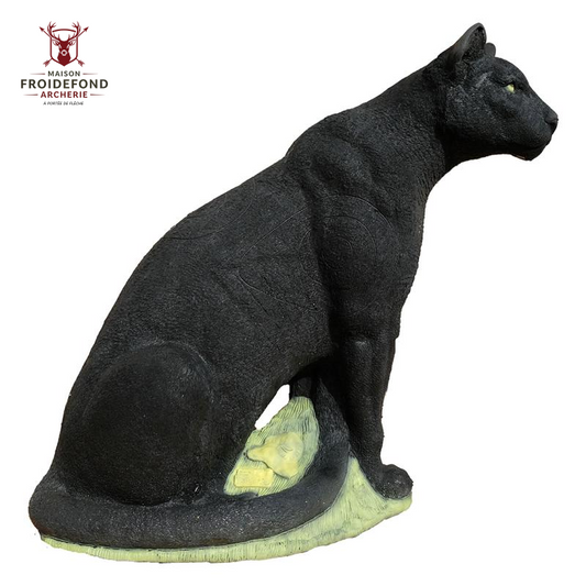 Panthère assise Cible 3D - SRT