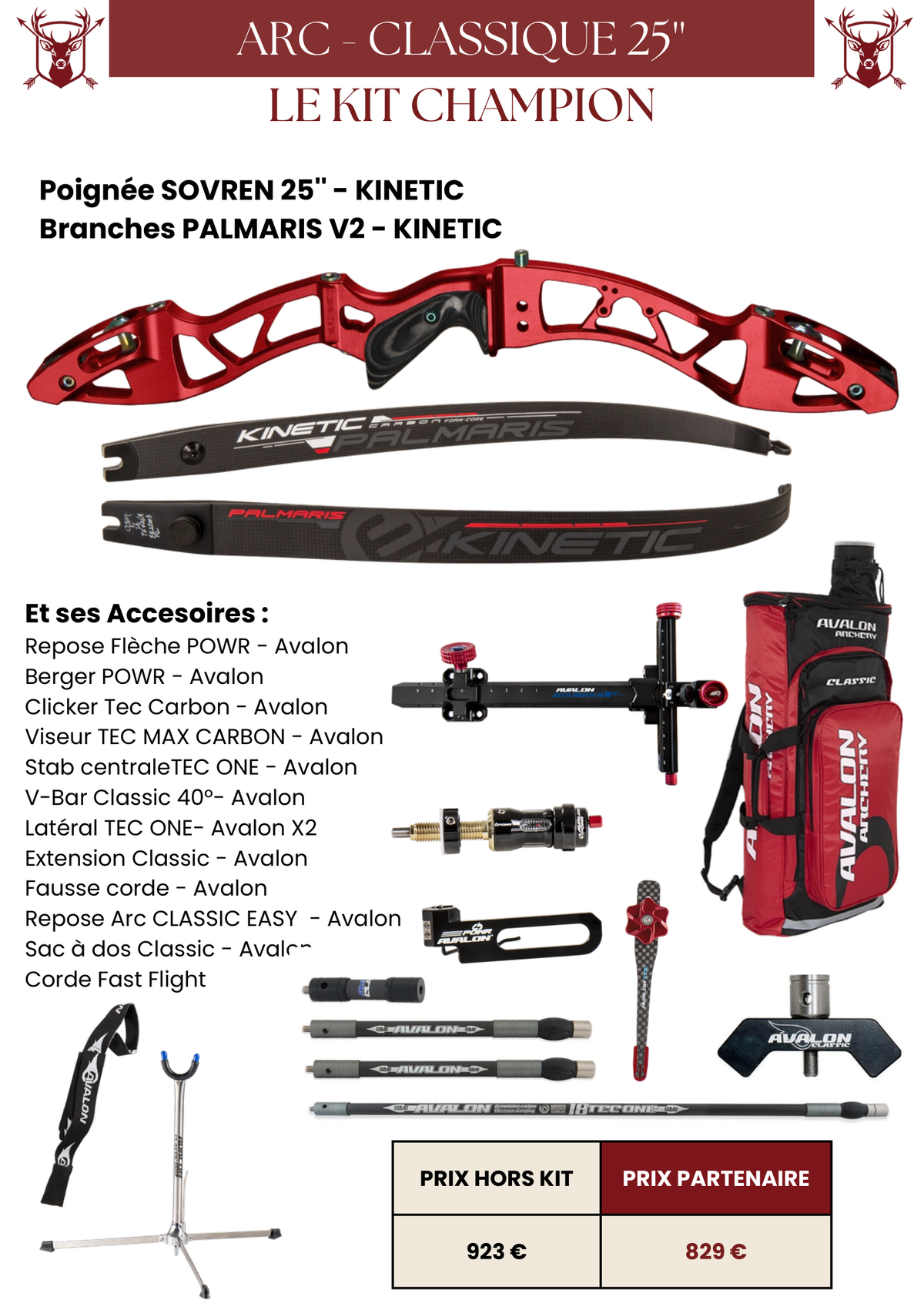 Kit Classique 25'' Champion - MFA