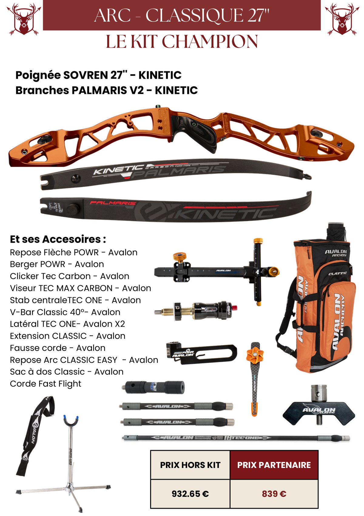 Kit Classique 27'' Champion - MFA