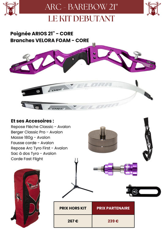 Kit Arc Nu 21'' Débutant - MFA