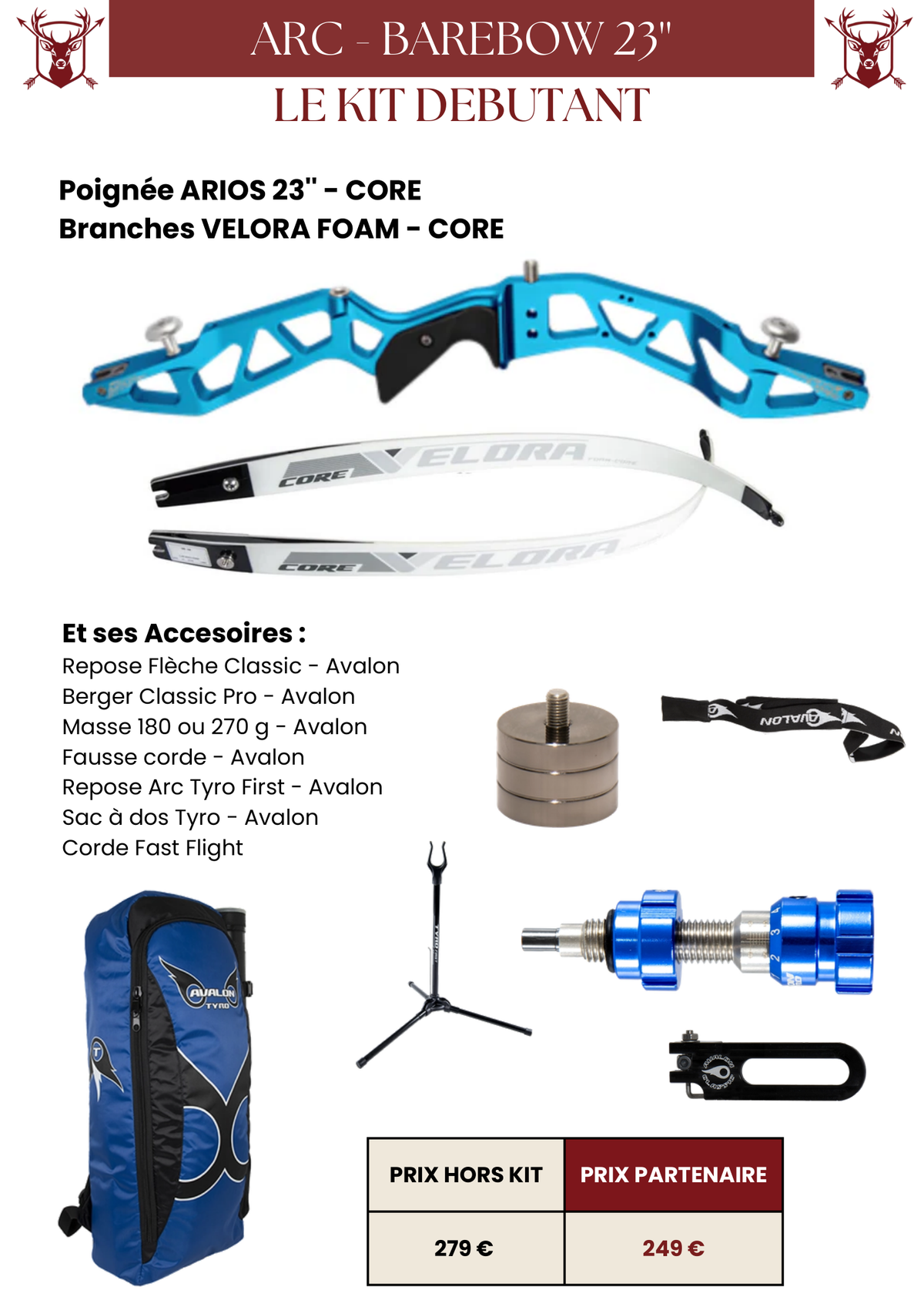 Kit Arc Nu 23'' Débutant - MFA