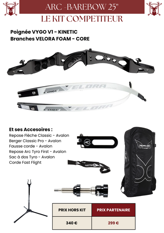 Kit Arc Nu 25'' Compétiteur - MFA