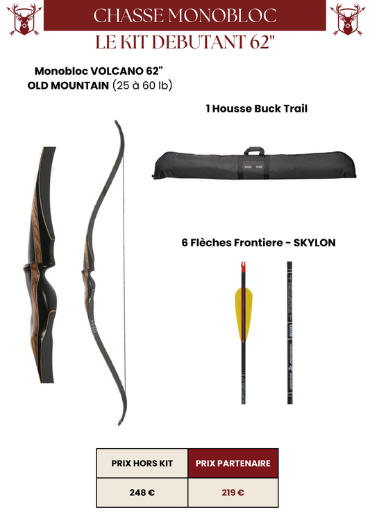 Kit Chasse Monobloc Débutant 62'' - MFA