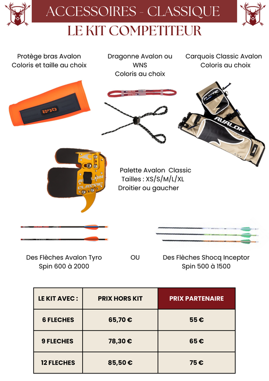 Kit Accessoires Classique Compétiteur - MFA