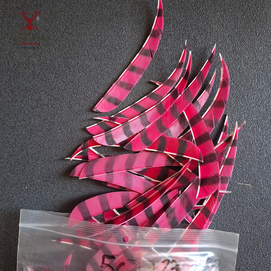 Plumes Paraboliques rayées 5" d'occasion par 12