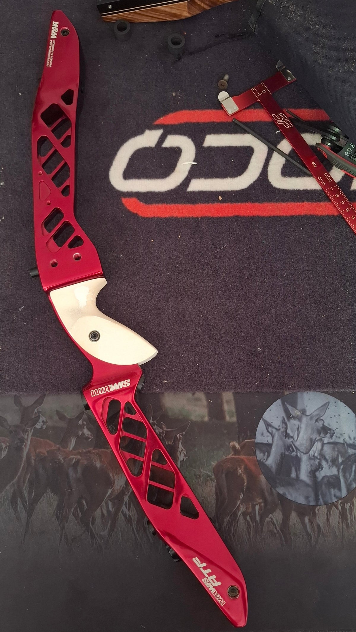 Poignée ATF gaucher rouge occasion - Wiawis